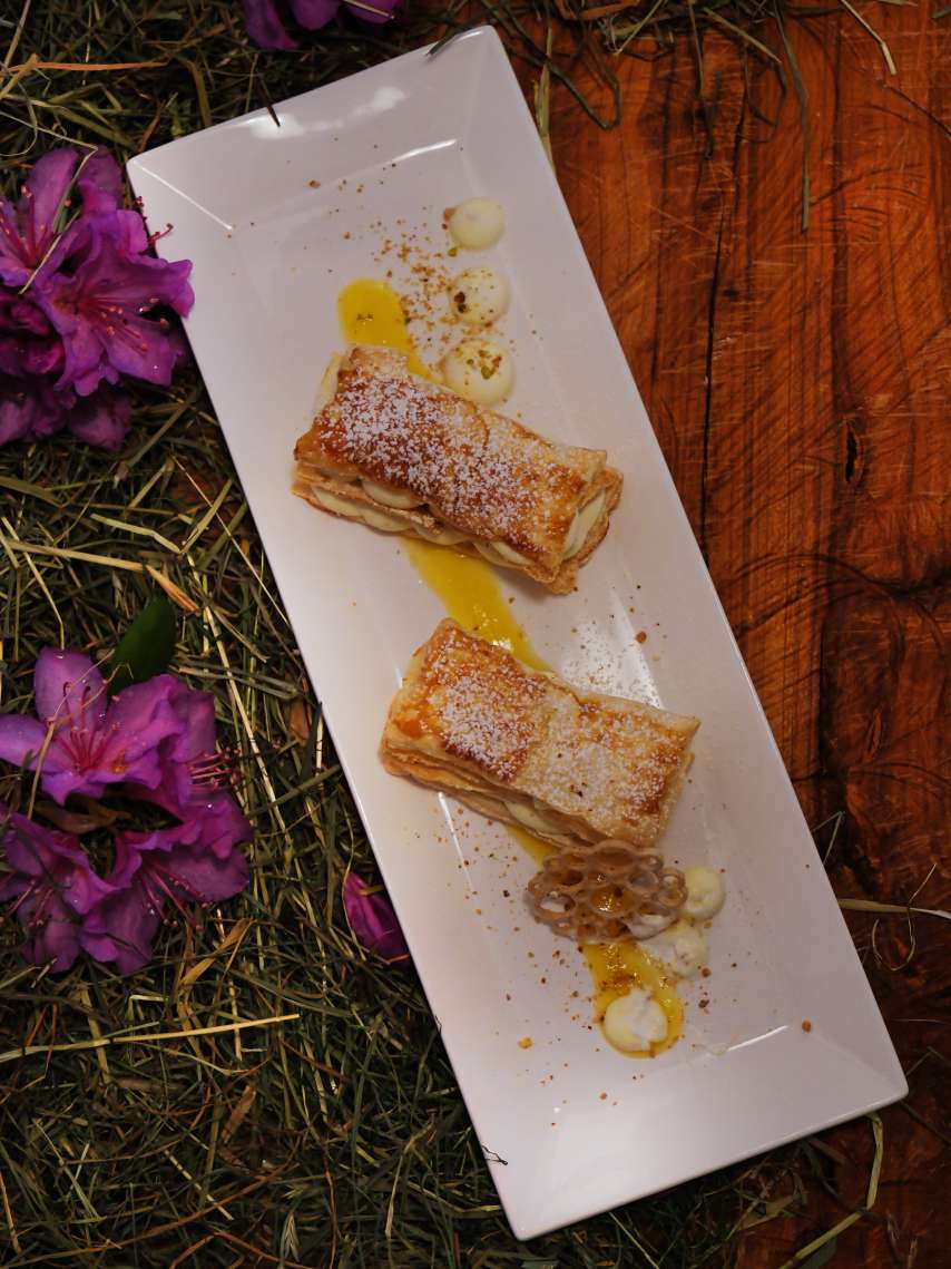 Hausgemachte Crémeschnitte