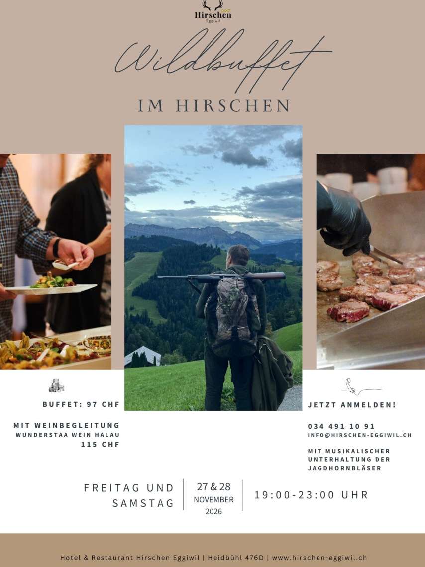 Wildbuffet im Hirschen